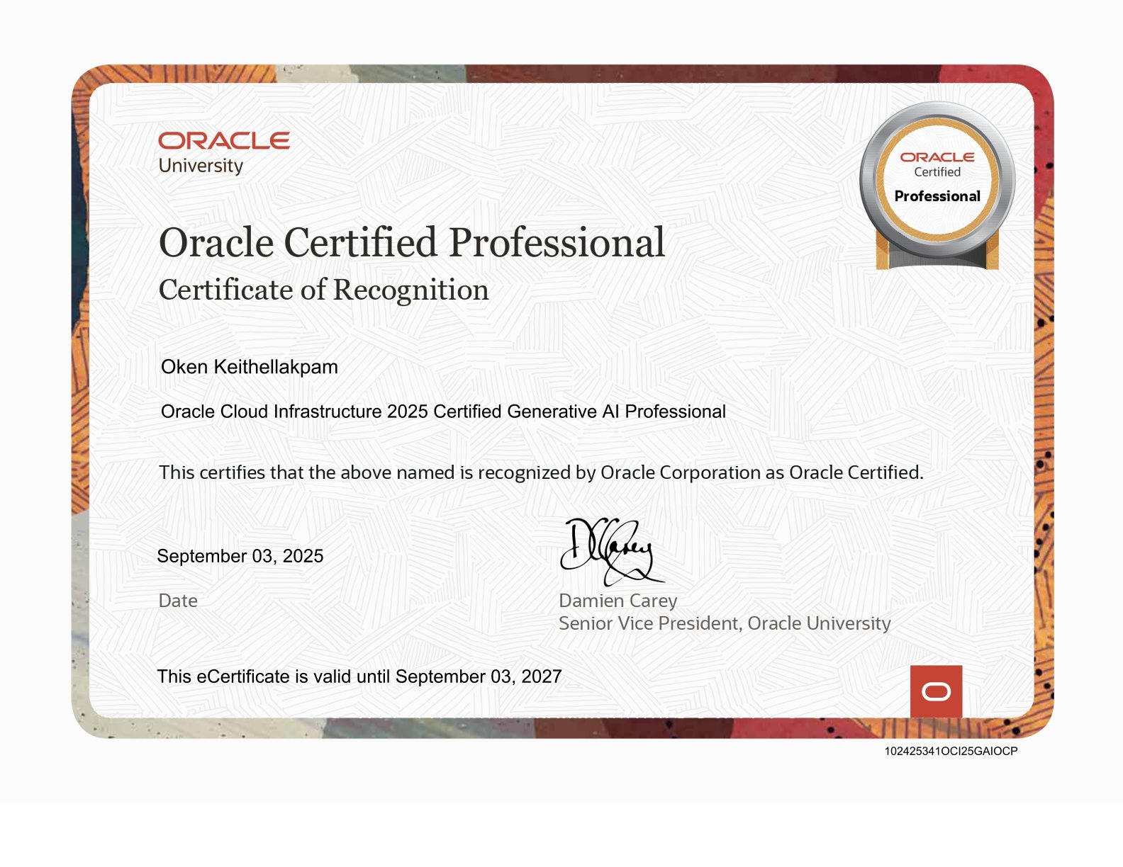 OCI Generative AI Profesional